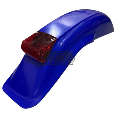 Guarda lamas trás vintage universal ( REPLICA ACERBIS BAJA / MACAL TRAIL 1 / SACHS RE ) azul - HP